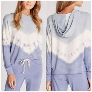 Wildfox Tie-Dyed Cropped Hoodie